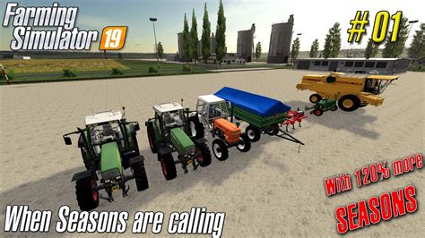 FS 19 Gameplay | Canadian Production Map 8X | 01 | When Seasons are ...