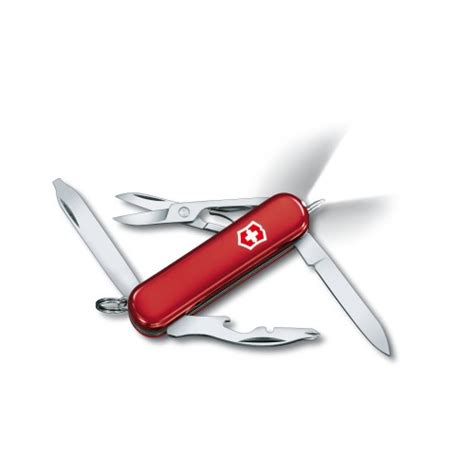 Victorinox Midnite Manager Swiss army knife + LED light No. of functions 10 Red 7611160012364 ...