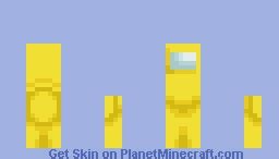 Crewmate Sus Yellow Minecraft Skin