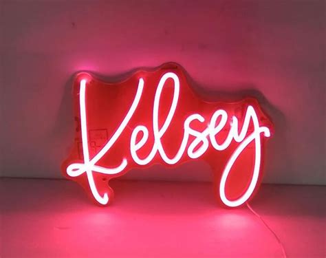 Neon Sign Custom Name Sign LED Neon Lighting Child Name Room | Etsy ...