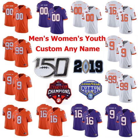 2021 Clemson Tigers Jerseys Trevor Lawrence Jersey Womens Travis ...