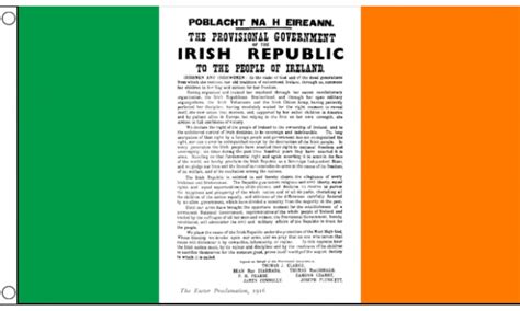 1916 Easter Proclamation Flag - FlagMan - Flagman.ie