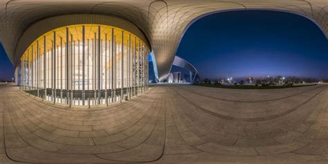 Futuristic Skyscraper: A Night Cityscape - HDRi Maps and Backplates