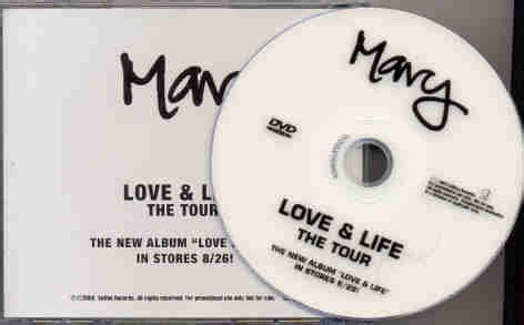 Mary J. Blige - Love & Life - The Tour (2003, DVDr) | Discogs