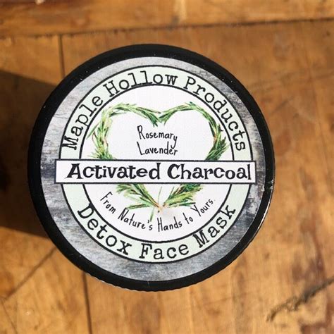 Face Mask, Activated Charcoal - Maple Hollow ProductsMaple Hollow Products