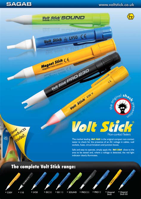 The complete Volt Stick range