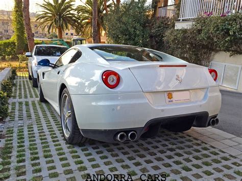 Ferrari 599 GTB Fiorano: white color HGTE * All PYRENEES · France, Spain, Andorra