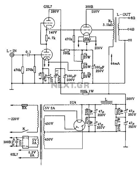 300b Tube Amplifier Schematics