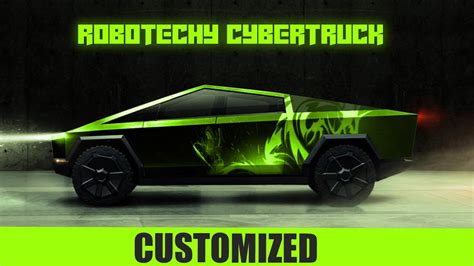 Custom Cybertruck Design | Wrapped Tesla Cybertruck | Robotechy Customized Cybertruck - YouTube