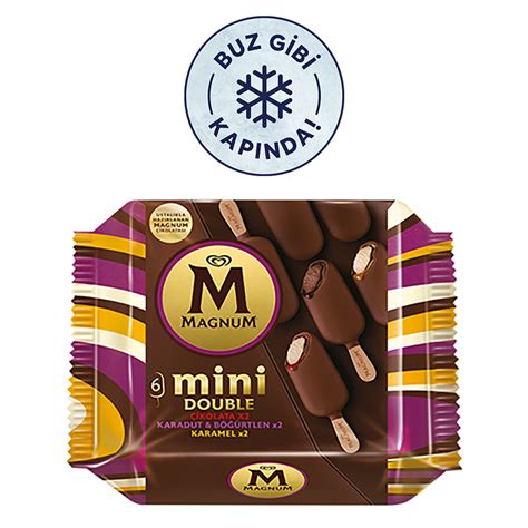 Magnum Mini Double Çikolata, Karadut & Böğürtlen, Karamel (6'lı) - Migros