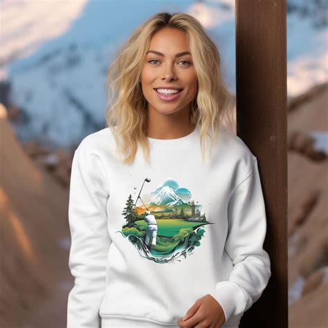 Enchanted Golf Course Sunset Mountain Golf Resort Sweatshirt - Etsy