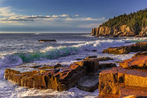 Acadia National Park Rocky Coast Monring Fine Art Print | Photos by ...