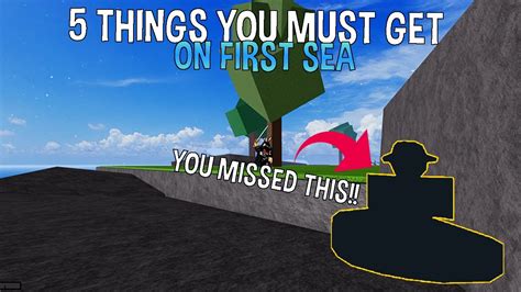 5 Things You MUST Get On FIRST SEA - Blox Fruits - YouTube