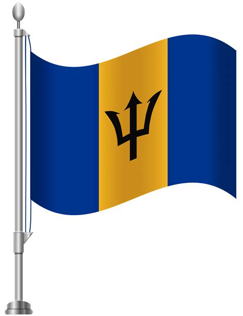 Barbados Flag PNG Clip Art - Best WEB Clipart