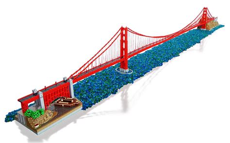 12-foot-long LEGO Golden Gate Bridge is realistically suspended | The ...