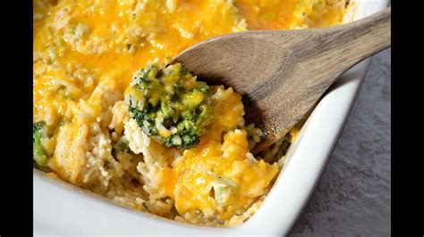 Cheesy Broccoli and Rice | How to Make Broccoli, Cheese, and Rice Casserole - YouTube