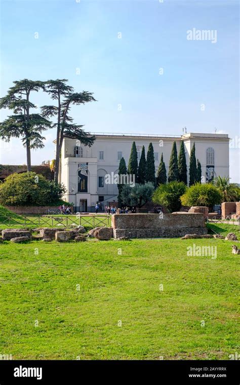 Palatine Hill, Museo Palatino, Palatine Museum exterior view, Rome ...