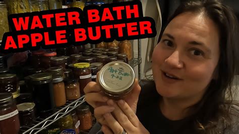 Instant Pot Apple Butter With Easy Water Bath Recipe - YouTube