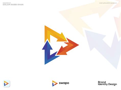 swapo logo design on Behance