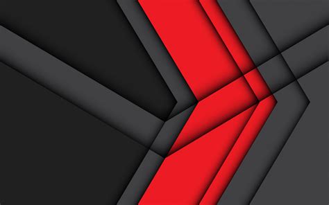 Red And Black Geometric Wallpapers - Wallpaper Cave