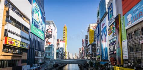 Dotonbori, Osaka, Japan. editorial stock image. Image of 30nd - 64649999