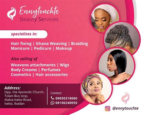 Ennytouchte Beauty Services flex Banner design #Marvilgraphics | Beauty salon posters, Simple ...