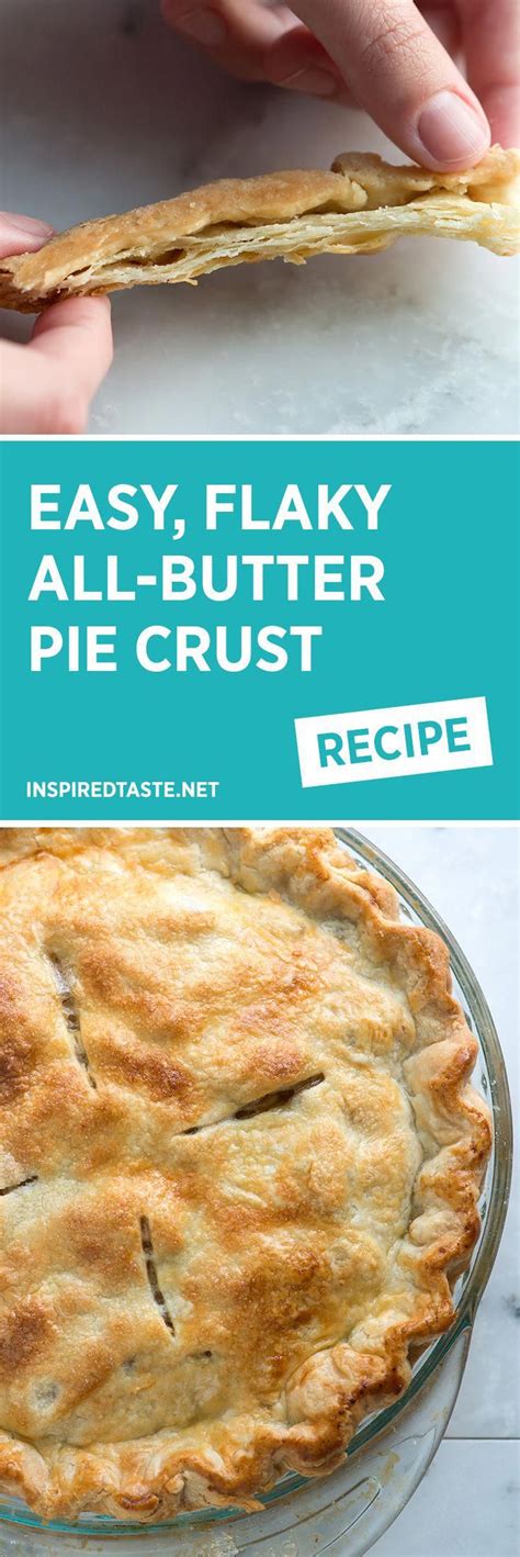 Easy All-Butter Flaky Pie Crust | Recipe in 2020 | Homemade pie, Pie crust recipes, Crust recipe