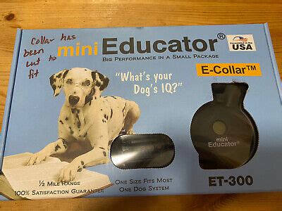 E-Collar Mini Educator ET-300 Dog Training System Free Shipping Open ...