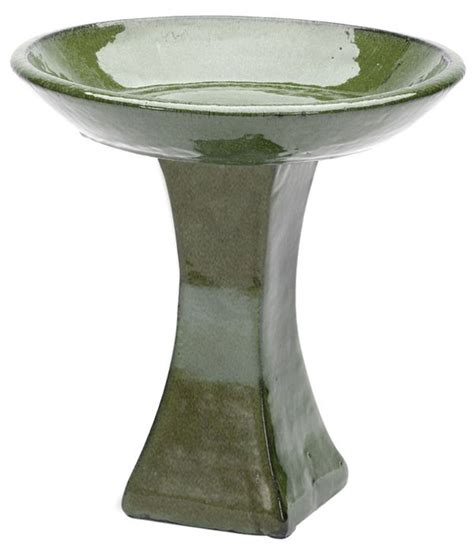 Glazed Ceramic Bird Baths