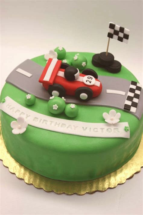 Race Car Cake Topper At Cakejournal Com Car Cakes For - vrogue.co
