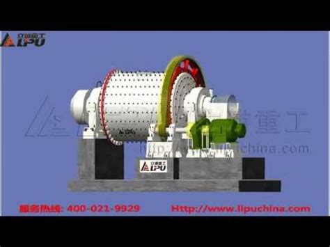 3D Animation of Ball mill Working--lipuchina.com - YouTube