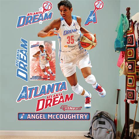 Life-Size Angel McCoughtry Wall Decal | Shop Fathead® for Atlanta Dream ...