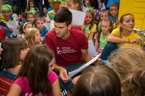 Novak Djokovic: number one men's tennis player and charity founder