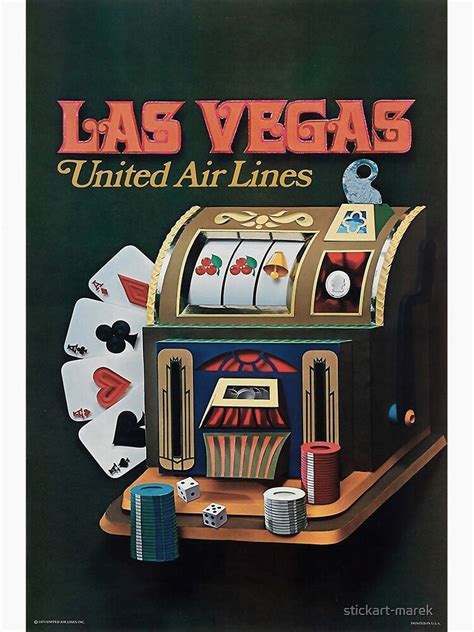 Las Vegas vintage travel poster Poster by stickart-marek in 2021 ...