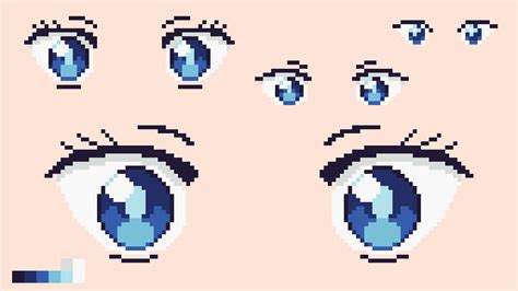 Share 87+ anime eyes pixel art best - in.cdgdbentre