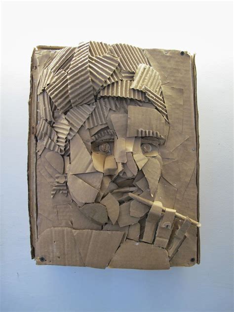 The Visual Arts at Germantown Academy: Cardboard Relief Portraits ...