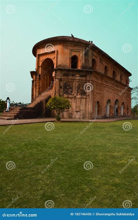 Rang Ghar Assam . House of Entertainment from Where Kings Watch Sports . Blue Sky Background ...