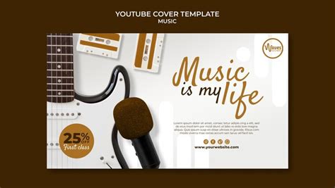 Free PSD | Music event youtube cover template