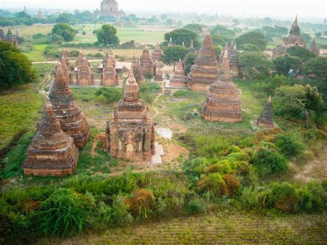 Above the temples of burma stock image. Image of buddha - 113940017