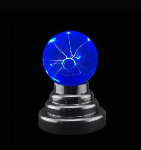 Blue Light Plasma Ball,Mini High Quality Party Decoration 3.5 Inch Touch Plasma Ball - Buy Usb ...