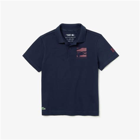 Lacoste Boys' SPORT Novak Djokovic Cotton Polo - 192536867698