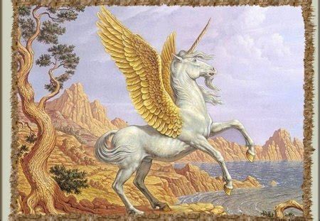 Winged Unicorn - Fantasy Creatures Wallpapers and Images - Desktop Nexus Groups