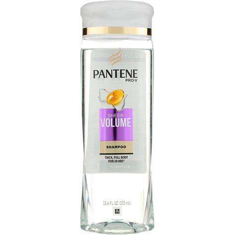 Pantene Pro-V Sheer Volume Free Flowing Fullness Shampoo, 12.60 oz, 6 Pack - Walmart.com