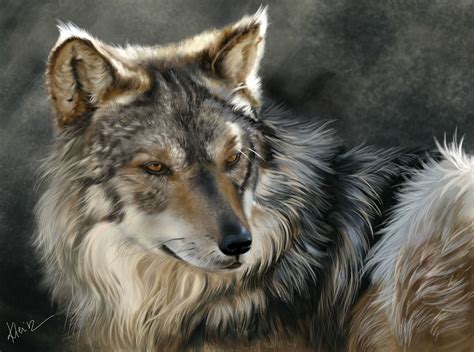 Wolf Art Wallpaper - WallpaperSafari