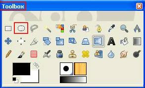Ellipse Selection Tool - GIMP tutorial
