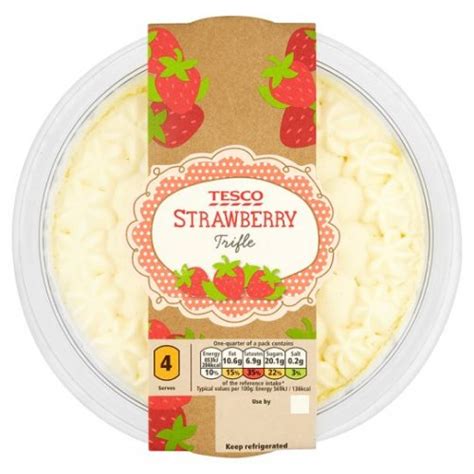 Tesco Strawberry Trifle 600G - £1.25 @ Tesco - From (22/6/2016 ...