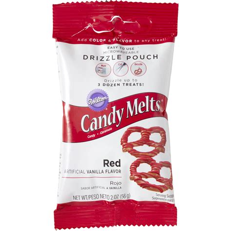 Wilton Red Candy Melts Drizzle Pouch, 2 oz. - Walmart.com