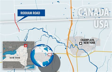 The border town where immigrants are creeping into Canada | Daily Mail Online