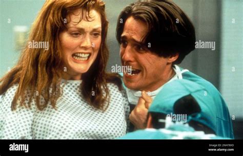 NINE MONTHS 1995 20th Century Fox film with Julianne Moore and Hugh Grant Stock Photo - Alamy