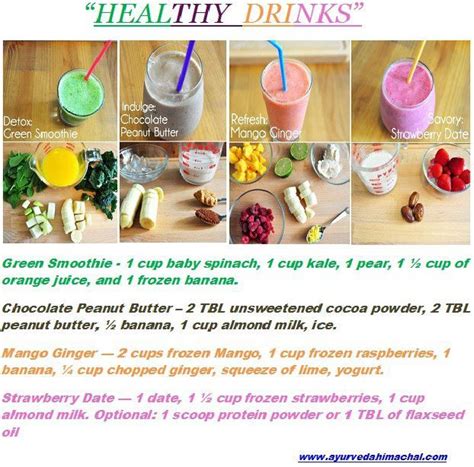 Healthy Drinks Recipes ,Health tips - Inspirational Quotes - Pictures - Motivational Thoughts